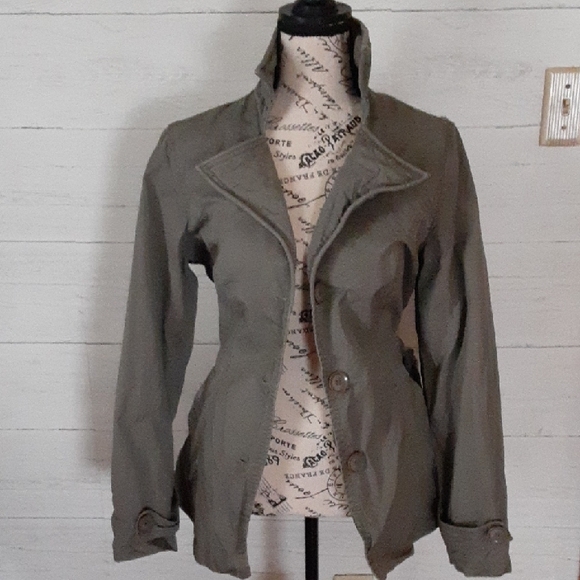 LS East Jackets & Blazers - Olive Women's Utility Jacket